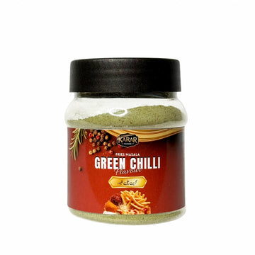 Karar Foods™ Fries Masala Green Chilli Flavour 100g Small Jar