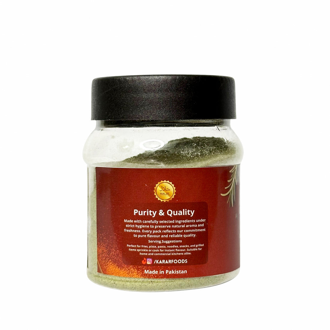Karar Foods™ Fries Masala Green Chilli Flavour 100g Small Jar